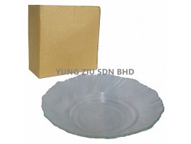 (1PCS)8^GLASS DISH